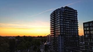 Ochtendgloren in Beverwijk vanmorgen vroeg 