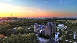 Zonopkomst boven Heemskerk vandaag 