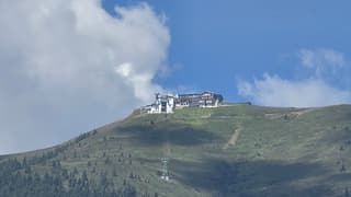 Zell am see op de Schmittenhöhe  onschuldige wolken