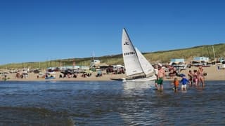 Zomers strand