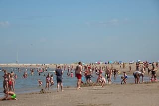 Veel in zee