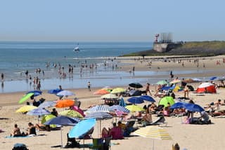 Tropisch heet strandweer 