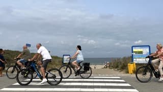 Grijs fietsweer 