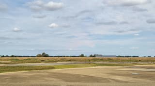 Natuurgebied de inlaag staat helemaal droog 