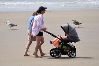 Aangenaam strandweer 