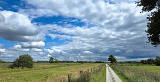 Zwaarbewolkt en droog 