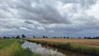 Wel regenluchten te zien maar het blijft droog