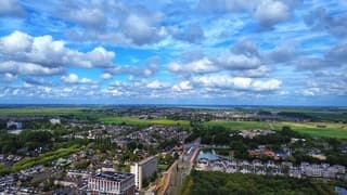 Heemskerk vanmiddag vol in de zon