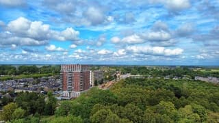 Hollandse luchten in Heemskerk vanmiddag 