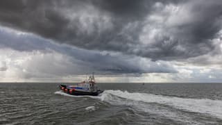 KNRM Vlieland en Dreigende Wolkenluchten