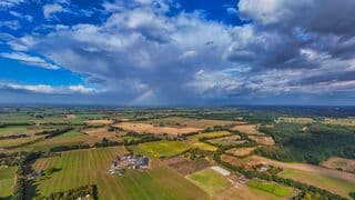 17:30u passerende onweersbui 