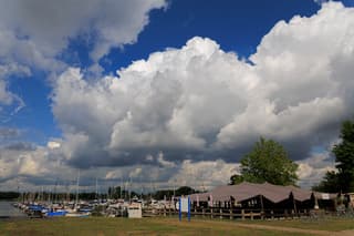 Mix van zon en wolken, 