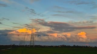 Prachtige wolkenformaties