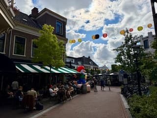 Terrasje pakken.