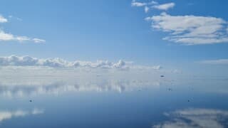 De Waddenzee is als een spiegel