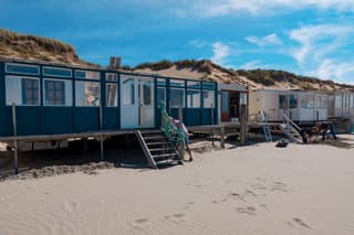 afbreken op strand