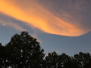 Prachtige avondlucht