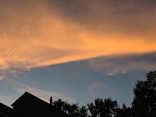 Mooie avondlucht 