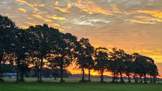 Zonsopkomst  rode lucht