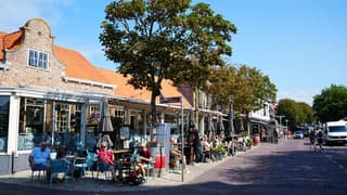 Zonnig terras 