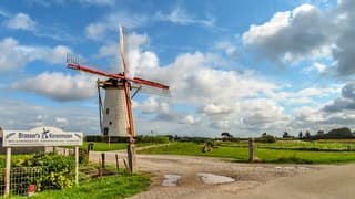 Mix van zon en wolken, een vrij krachtig zuidwestenwind