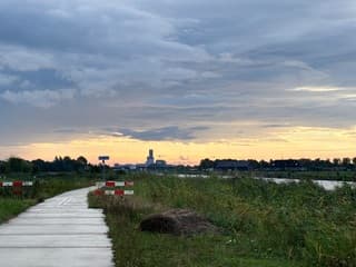 Deze ochtend vlakbij Leeuwarden.