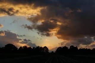 Mooie avondlucht in Putten Gelderland