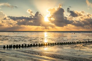 Zonsondergang aan het Wad 31-08-2026