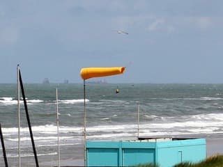 Strakke windzak kust