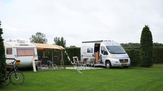 Winderig campingweer 