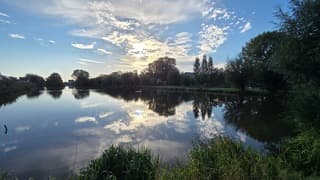 Vriendelijke bewolking en ook volop zon vanmorgen 