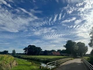 Mooie wolken luchten vandaag