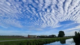 Altocumulus wolken