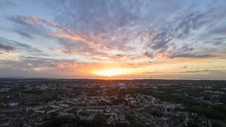 Zonsondergang 
