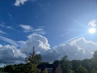 Wat een wolken om 16.48 uur