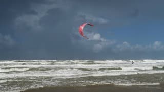 Ruige golven bij windkracht 7