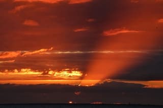 Zonsondergang op het markermeer