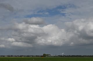 Bewolking Schiphol