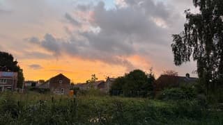 Ochtend lucht 