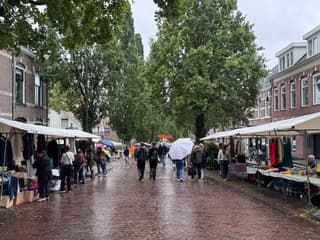 Wijkfeest valt in het water 