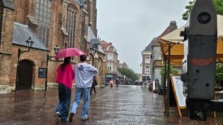 Regen in Delft