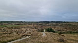 Hardnekkige bewolking boven Texel 