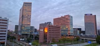 Amsterdam Sloterdijk vandaag in de ochtend zon 