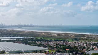Zicht op de kust