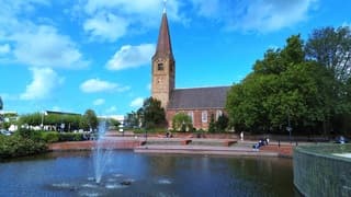 Zon en wolken wisselen elkaar af in Heemskerk 