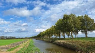Opklaringen in de namiddag in Kortgene, Zeeland