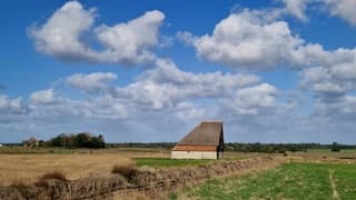 Wolken, wind en zon op Texel 
