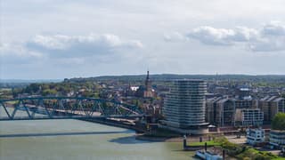 Uitkijk op het centrum
