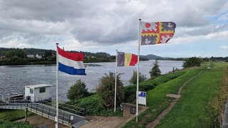 Een regenachtige dag in Eijsden 