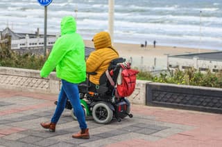 Goed beschermd tegen harde wind